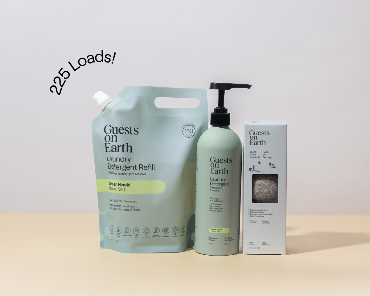 Laundry Bundle Kit Green Hinoki - Guests on Earth